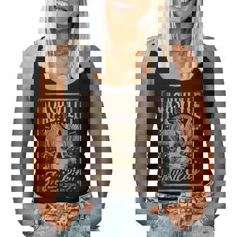 Nashville Tennessee Music City Guitar Western Cowboy Women Tank Top | Mazezy