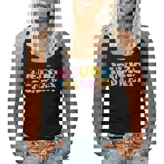 Neuro Sparkly Neurodiversity Unicorn Adhd Awareness Groovy Women Tank Top - Monsterry