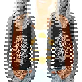 No Kings In America Flower Boho 70S Vintage Women Women Tank Top | Seseable UK