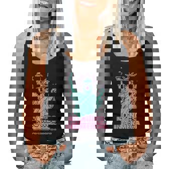 No Kings In America Statue Liberty Usa Women's Girl Women Tank Top | Mazezy