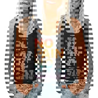 No Pain No Gain Entrenamiento Hombres Es Camiseta sin mangas para mujer - Regaloses