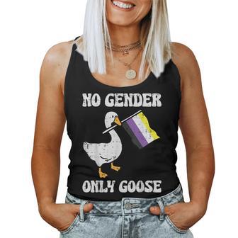 Nobinary No Gender Only Goose Enby Pride Flag Lgbt Men Women Tank Top - Thegiftio UK