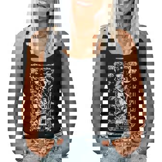 The Nurse Skeleton Tarot Card Nursing Nurse Rn Lpn Np Women Tank Top | Mazezy