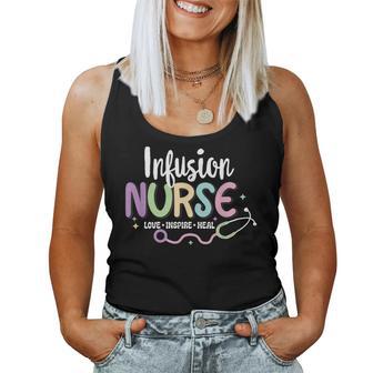 Nursing For Nurses Week Infusion Nurse Matching Certified Registered Nurse Infusion Women Tank Top - Thegiftio UK