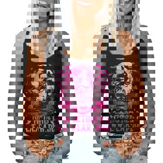 In October We Wear Pink Witch Breast Cancer Awareness Women Women Tank Top - Thegiftio