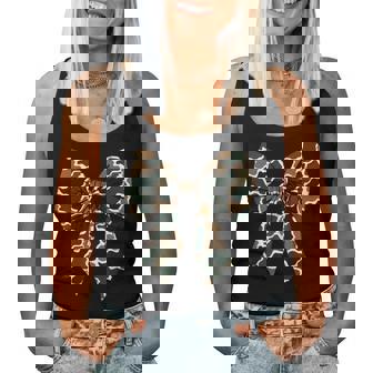 Old School Camouflage Coquette Bow Hunting Girl Women Tank Top | Mazezy