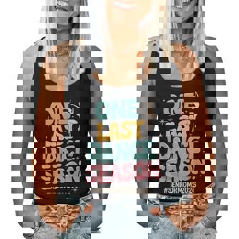 One Last Dance Season Senior Mom 2026 Groovy Dance Women Tank Top | Mazezy