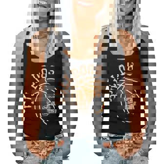 Orange Bulldogs Basketball Team Sports Basketball Mom Women Tank Top - Thegiftio