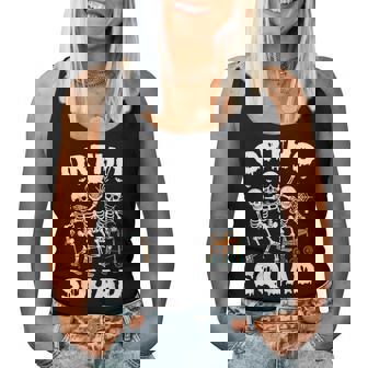 Ortho Squad Skeleton Rn Orthopedic Nurse Halloween Women Tank Top - Thegiftio