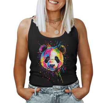 Oso Panda Gigante Amor Lindo Oso Panda Camiseta sin mangas para mujer - Regaloses