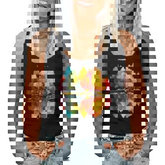 Outdoor Autumn Season Fall Leaves Forest Trees Nature Tree Women Tank Top | Seseable UK