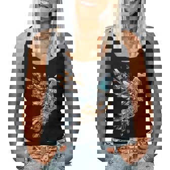 Paloma Pájaro Motivo Animal Obra Arte Paloma Camiseta sin mangas para mujer - Regaloses