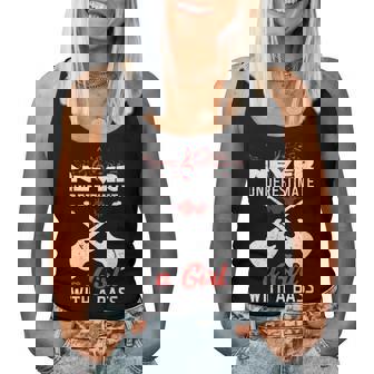 Para Bajista Es Regalo Aficionado A La Música Cuello Camiseta sin mangas para mujer - Regaloses