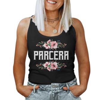 Parcera Colombia Diseño Floral Camiseta sin mangas para mujer - Regaloses