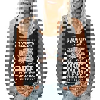 I Paused My Anime To Be Here Otaku Manga Girl Peeking Women Tank Top | Seseable CA