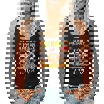 Pharmacy Squad Pharmacist Pumpkin Fall Thanksgiving Women Tank Top | Mazezy