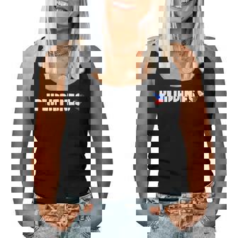 Philippines Flag Heart Pride Philippines Kid レディースタンクトップ - Kawaiitshirt