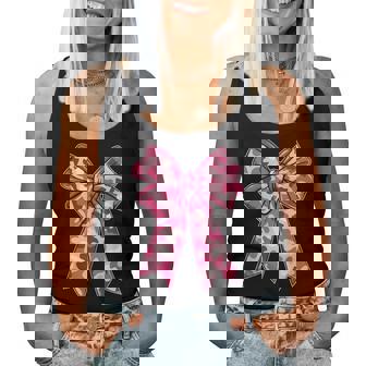 Pink Camouflage Coquette Bow Girls Hunting Cute Camo Women Tank Top | Seseable CA