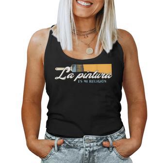 Pintura Es Mi Religion Pintura Artista Hombre Regalo Camiseta sin mangas para mujer - Regaloses