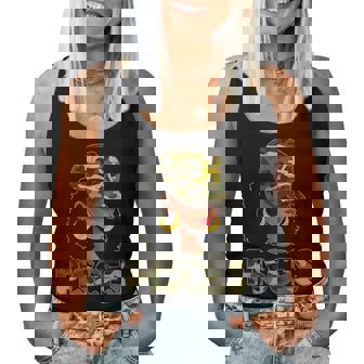 Pisces Queen Camouflage Black Woman Cap Zodiac Sign Women Tank Top | Mazezy