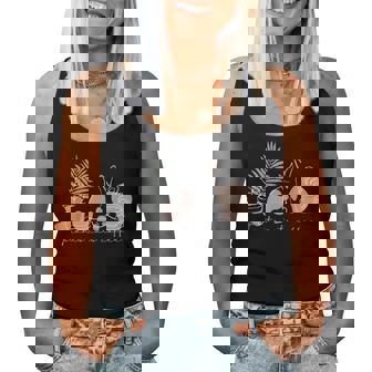 Plants Cats Coffee Cat Lover Gardening Succulent Plants For Women Women Tank Top - Thegiftio