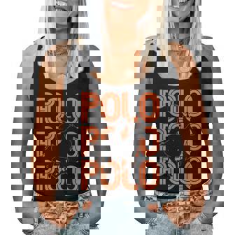 Polo Players Horseback Riding Horse Equestrian Sports Women Tank Top - Thegiftio