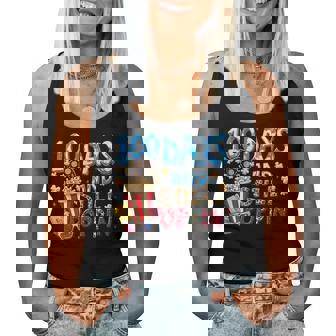 Popcorn 100 Days Of School 100 Days And Still Poppin Teacher Women Tank Top - Monsterry