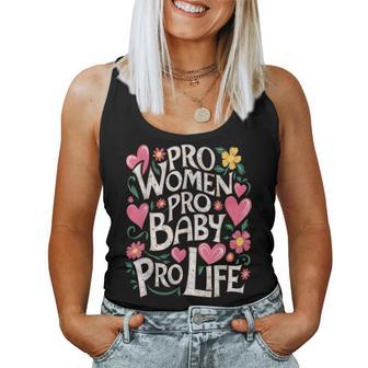 Pro Pro Baby Pro Life Women Tank Top | Mazezy