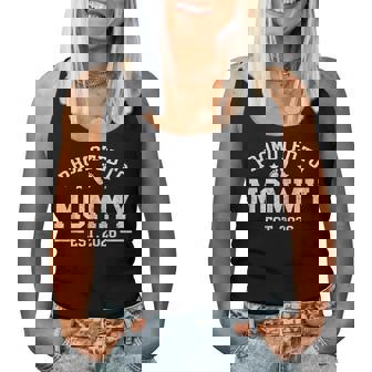 Promoted To Mommy Est 2026 Baby Announcement For New Mom Women Tank Top - Thegiftio