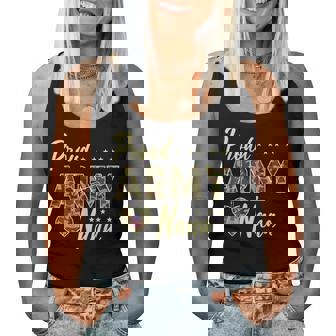 Proud Army Nana Camouflage Soldier Family Love Military Women Tank Top - Thegiftio