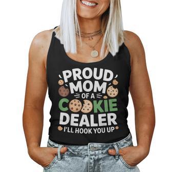 Proud Cookie Dealer Mom Baking Mama Dessert Humor Women Tank Top | Mazezy