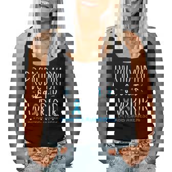 Proud Mom Of A T1d Warrior Diabetes Awareness Diabetic Mom Women Tank Top | Mazezy