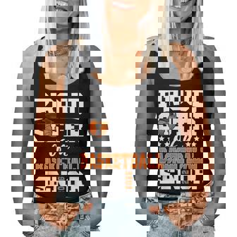 Proud Sister Of A Basketball Senior 2026 Graduation Women Tank Top - Thegiftio