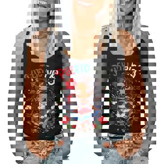 Puerto Rican Girl Culture Pride Cute Girl Traditional Dress Women Tank Top - Thegiftio