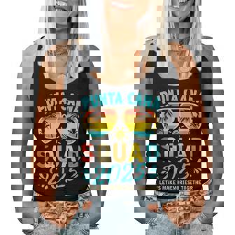 Punta Cana Squad 2025 Groovy Reunion Friends Trip Women Tank Top - Monsterry