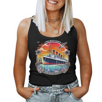 The Queen Mary Long Beach Historic Ocean Liner Women Tank Top - Thegiftio UK