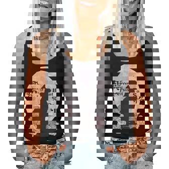 Quote The Horrors Persist But So Do I Floral Cat Lover Women Tank Top - Monsterry