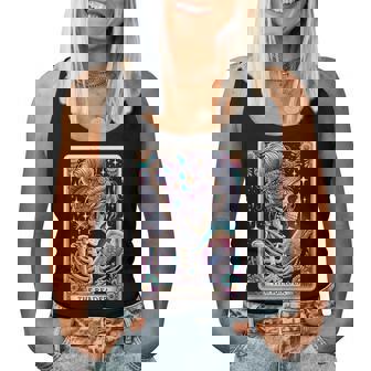 The Reader Tarot Card Book Lover Librarian Read Women Tank Top - Thegiftio