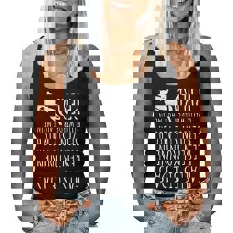 Reiter Om Pferd Gefallenpruch Reiterin Fun Tank Top Frauen - Geschenkecke