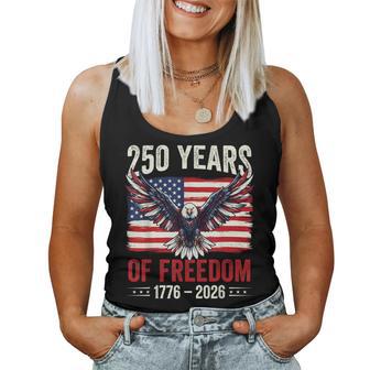 Retro 250 Years American 1776 2026 250Th Usa Years Women Women Tank Top - Thegiftio UK
