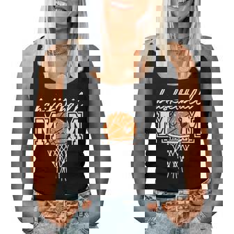 Retro Basketball Mom Mama Mom Game Day Sports Mothers Women Tank Top | Mazezy