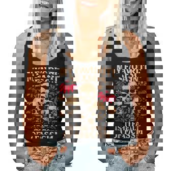 Retro My Favorite Season Is The Fall Of Fascism Halloween Women Tank Top | Seseable UK