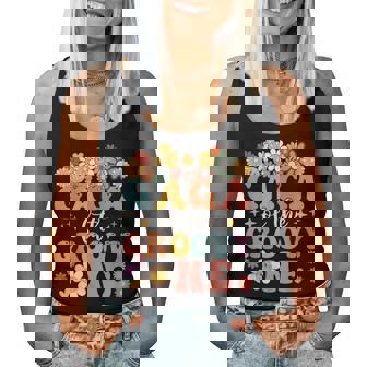 Retro Gaga Of Groovy One Matching Family 1St Birthday Party Women Tank Top | Mazezy