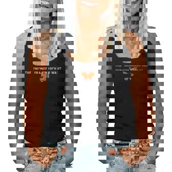 Retro The Only Orange Monarch I Want Butterfly Women Tank Top | Seseable UK