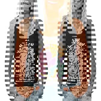 Retro Physical Therapy Boho Flowers Pediatric Pt Graduation Women Tank Top - Thegiftio