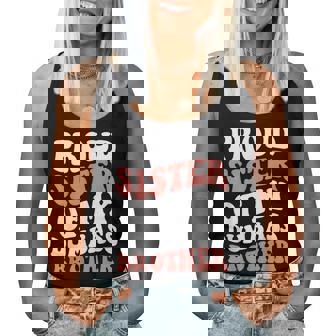 Retro Proud Sister Of My Dumbass Brother Siblings Women Tank Top - Monsterry