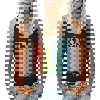 Romaouvenir Roma Love Retrointage Italia Camiseta sin mangas para mujer - Regaloses