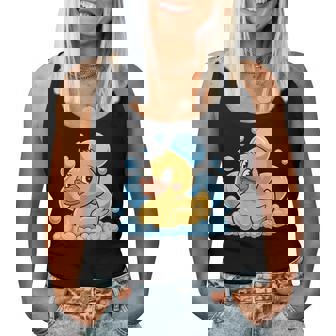 Rubber Duck Yellow Bath Duck Women Tank Top - Monsterry