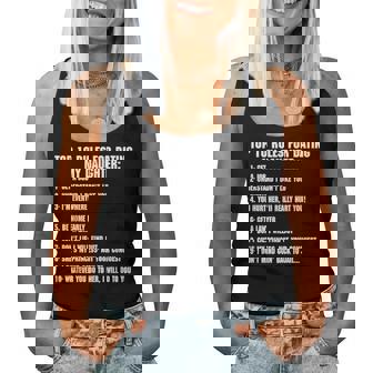 Rules For Dating My Daughter Dad ギフト レディースタンクトップ - Kawaiitshirt