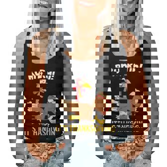 Run Its Thanksgiving Turkey Boys Girls Women Tank Top | Mazezy